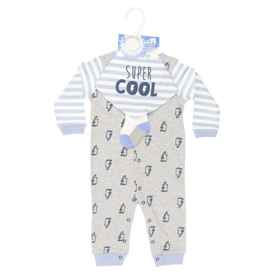 Set hainute bebelusi 3 piese baietel Soft Touch krbaby.ro