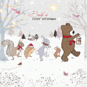 Felicitare Baby's First Christmas