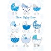 Felicitare carucior New Baby Boy
