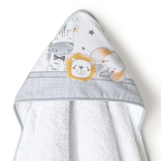 Set cadou bebe cu prosop baie si jucarie plus arici Inter Baby