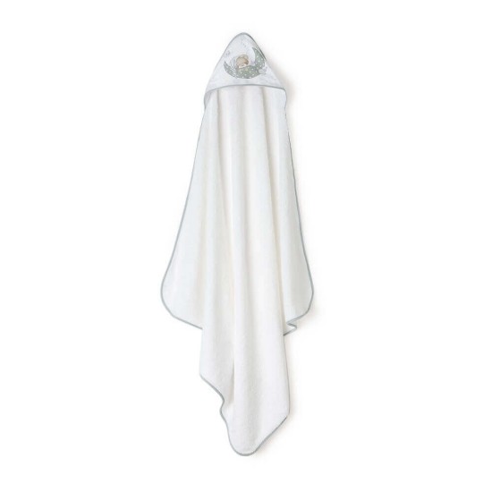 Set cadou bebe cu prosop baie si jucarie plus ursulet Inter Baby - gri