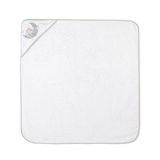 Set cadou bebe cu prosop baie si jucarie plus ursulet Inter Baby - gri