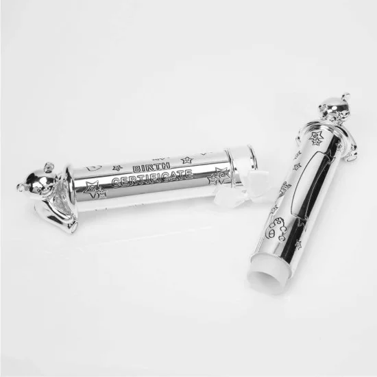 Twinkle Twinkle - Suport argintat pentru certificatul de nastere krbaby.ro