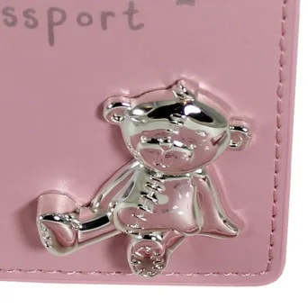 Button Corner - Set pentru prima calatorie a bebelusului My First Passport - pink