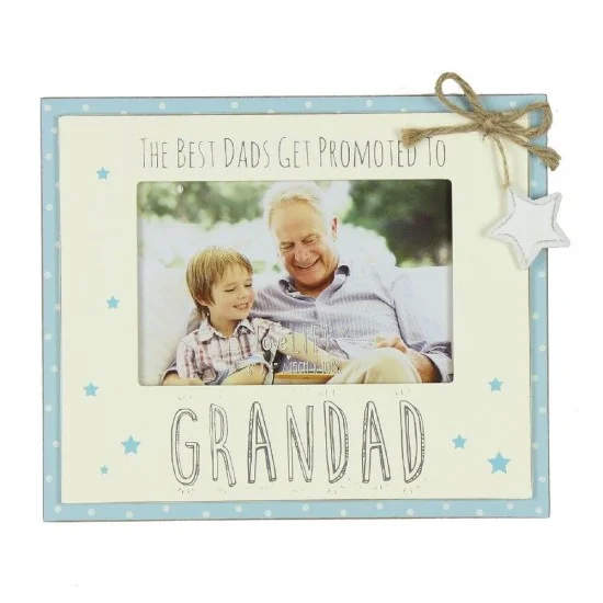 Rama foto cadou pentru bunicul Dad promoted to Grandad krbaby.ro