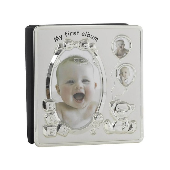 Album foto argintat My First Album krbaby.ro