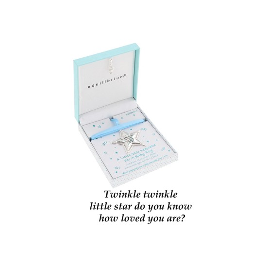 Cadou Botez Baietel - Steluta Argintata Equilibrium