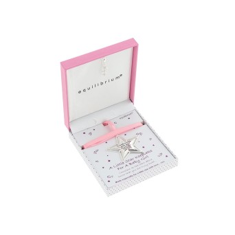 Cadou botez fetita - Steluta argintata Equilibrium