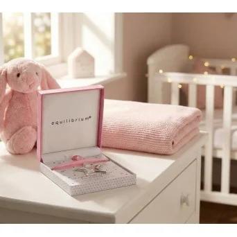 Cadou botez fetita - Steluta argintata Equilibrium