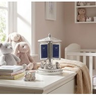 Carusel muzical argintat cu spatii pentru fotografii