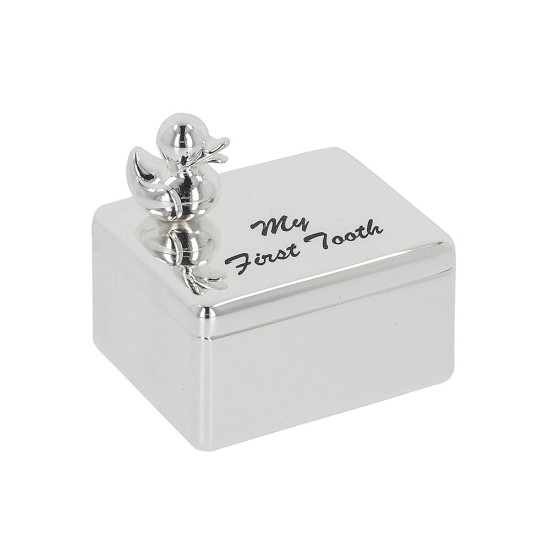 Cutiuta argintata pentru primul dinte Duck - Silver Memories