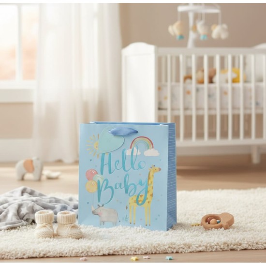 Punga Cadou Hello Baby mare pentru baietel