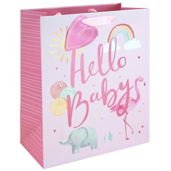 Punga Cadou Hello Baby mare pentru fetita