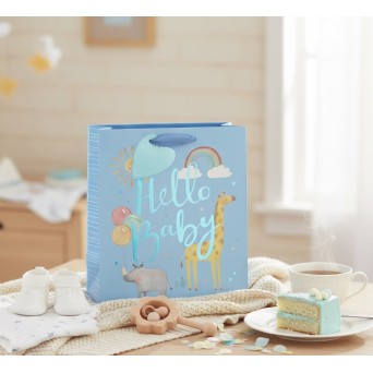 Punga Cadou Hello Baby medie pentru baietel