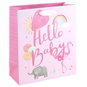 Punga Cadou Hello Baby medie pentru fetita