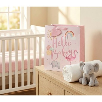 Punga Cadou Hello Baby medie pentru fetita