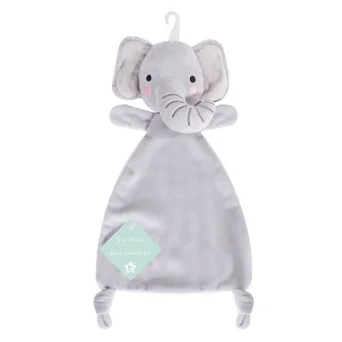 Jucarie de atasament cu etichete senzoriale Elefantel Hugs & Kisses