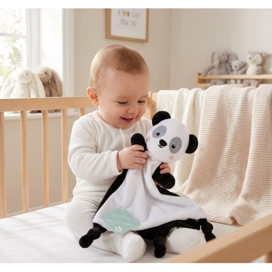 Jucarie de atasament cu etichete senzoriale Panda Hugs & Kisses 25x25 cm