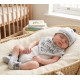 Set cadou bebelusi 3 piese gri Hello World