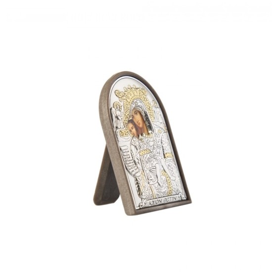 Icoana argintata botez Fecioara Maria si Pruncul