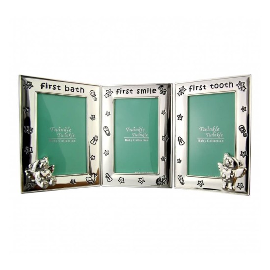 Suzeta marturie botez cu cristale Swarovski roz sau bleu krbaby.ro