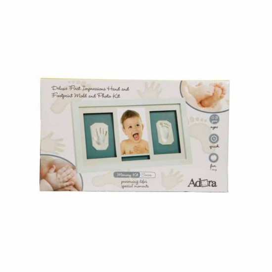 Adora - Kit rama foto simpla cu amprenta mulaj manuta si piciorus krbaby.ro