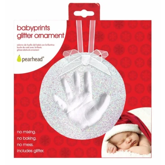 Pearhead - Kit amprenta manuta sau piciorus cu sclipici krbaby.ro