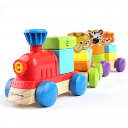 Jucarie de lemn Baby Einstein Hape Discovery Train krbaby.ro