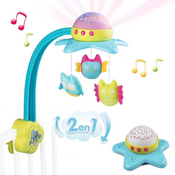 Carusel muzical Smoby Cotoons Star 2 in 1 krbaby.ro