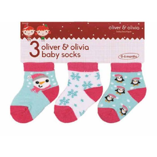 Oliver and Olivia - Set sosetute bebe om de zapada si pinguin krbaby.ro