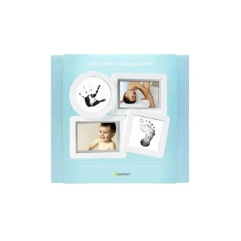 Pearhead - Kit rama foto multipla cu amprente din cerneala pentru manuta si piciorus