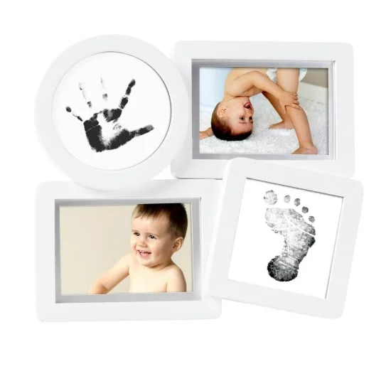 Pearhead - Kit rama foto multipla cu amprente din cerneala pentru manuta si piciorus krbaby.ro