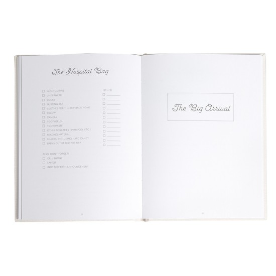 Jurnal pentru gravide coperta textila Pearhead