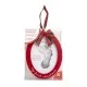Kit rama foto ovala rosie cu amprenta din cerneala First Christmas Pearhead