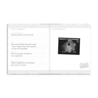 Pearhead - Caietul bebelusului cu amprenta cerneala blue