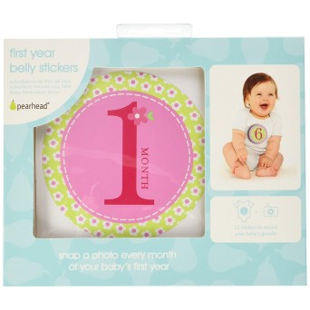 Pearhead - Stickere pentru body First Year - pink