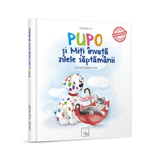 Carte de povesti Pupo si Miti invata zilele saptamanii krbaby.ro