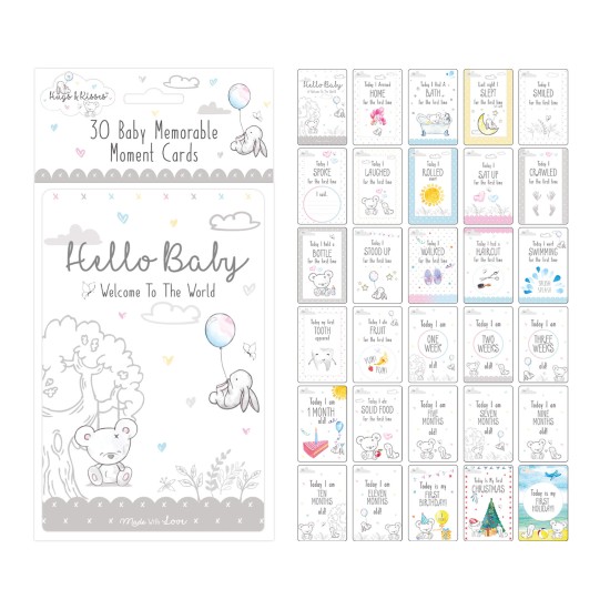 Hugs and Kisses - Cartonase pentru momente memorabile krbaby.ro