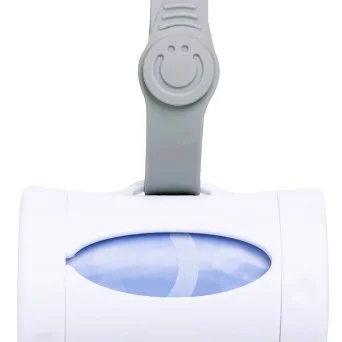 Dispenser portabil pentru pungute scutece Ubbi On The Go alb