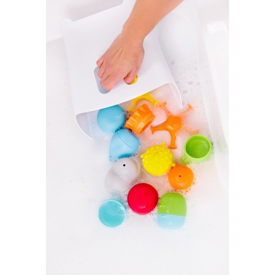 Set cadou jucarii de baie si cosulet Ubbi