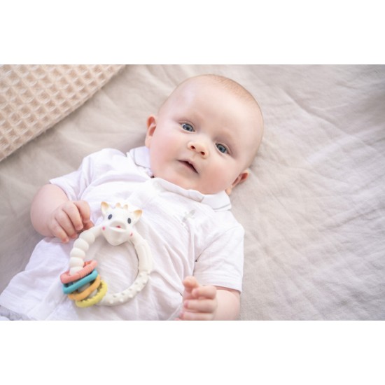 Inel dentitie coloring girafa Sophie