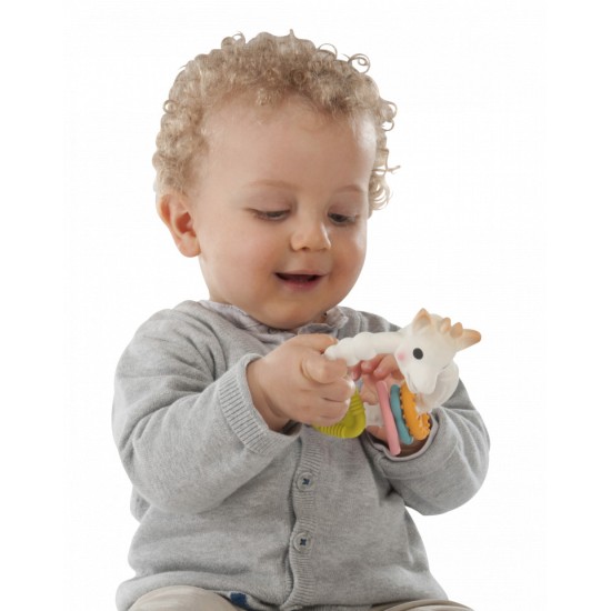 Inel dentitie coloring girafa Sophie