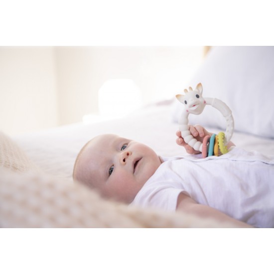 Inel dentitie coloring girafa Sophie