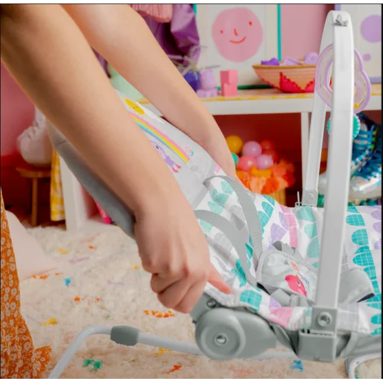 Balansoar bebelusi Rosy Rainbow 2 în 1 Bright Starts