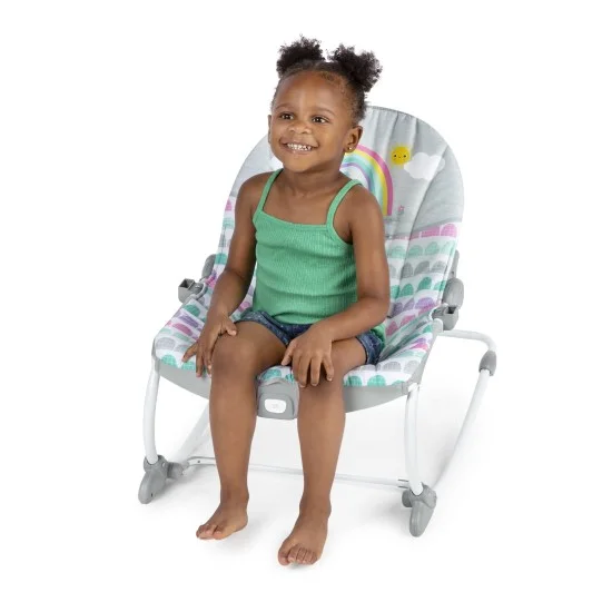 Balansoar bebelusi Rosy Rainbow 2 în 1 Bright Starts