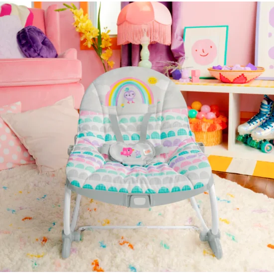 Balansoar bebelusi Rosy Rainbow 2 în 1 Bright Starts