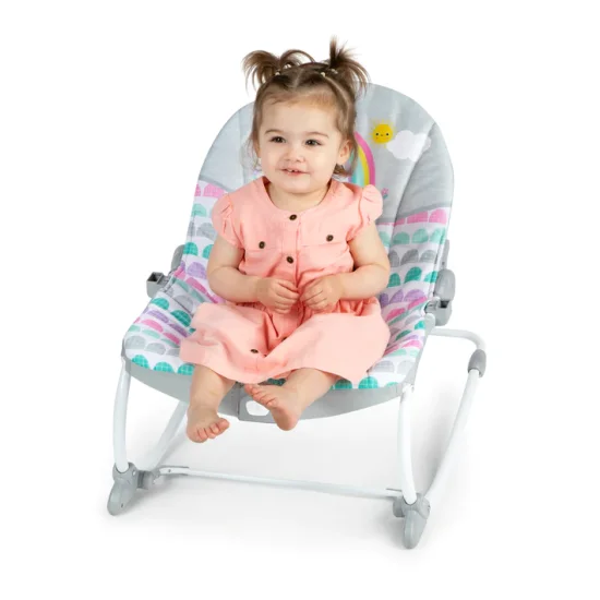 Balansoar bebelusi Rosy Rainbow 2 în 1 Bright Starts