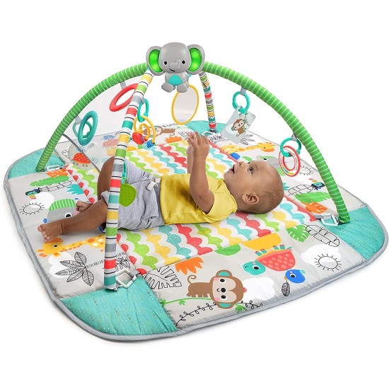 Salteluta de activitati 5 in 1 Gym & Ball Pit Totally Tropical - Bright Starts