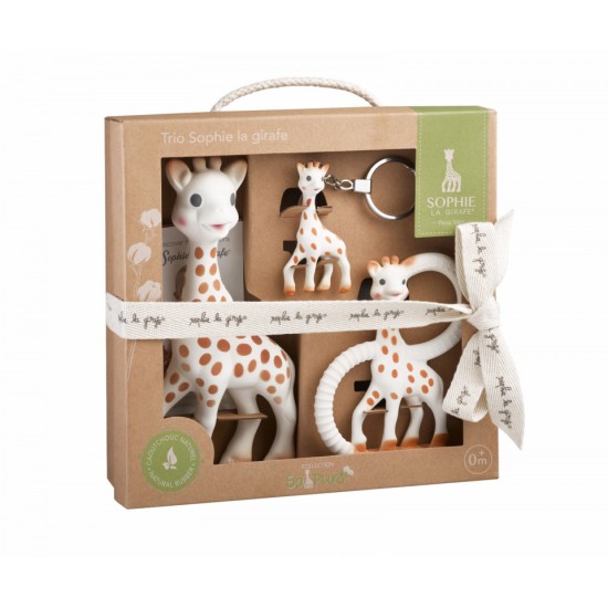 Set cadou So Pure pentru mama si bebe Girafa Sophie Vulli