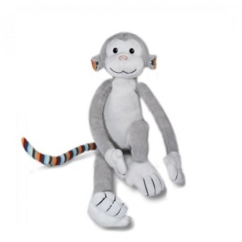 Jucarie de plus muzicala cu lumina pentru somn Maimutica Max - Zazu Kids  Jucarie de plus muzicala cu lumina pentru somn Maimutica Max - Zazu Kids